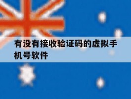 有没有接收验证码的虚拟手机号软件