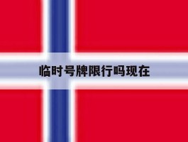临时号牌限行吗现在