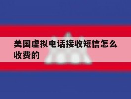 美国虚拟电话接收短信怎么收费的