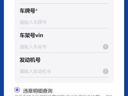 临时号牌违章怎么查询到车辆