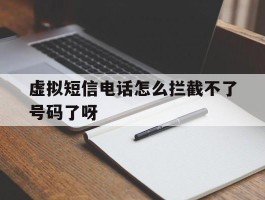 虚拟短信电话怎么拦截不了号码了呀
