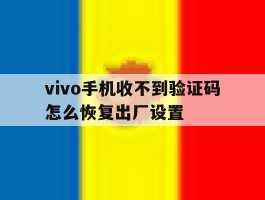 vivo手机收不到验证码怎么恢复出厂设置