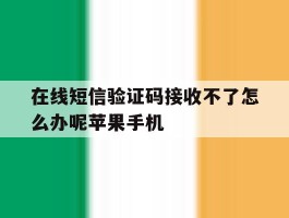 在线短信验证码接收不了怎么办呢苹果手机的简单介绍