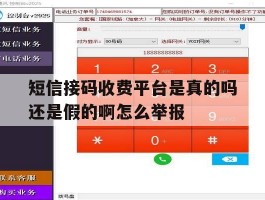 短信接码收费平台是真的吗还是假的啊怎么举报的简单介绍