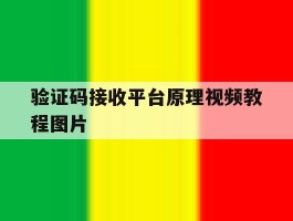 验证码接收平台原理视频教程图片