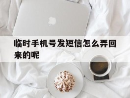 临时手机号发短信怎么弄回来的呢