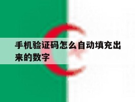 手机验证码怎么自动填充出来的数字