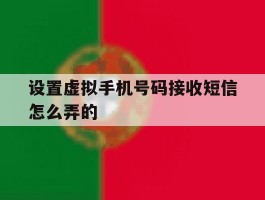 设置虚拟手机号码接收短信怎么弄的