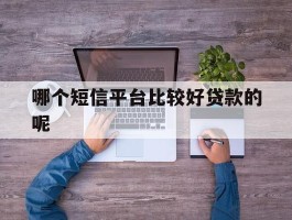 哪个短信平台比较好贷款的呢
