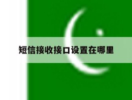 短信接收接口设置在哪里