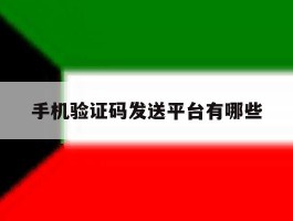手机验证码发送平台有哪些