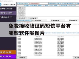 免费接收验证码短信平台有哪些软件呢图片