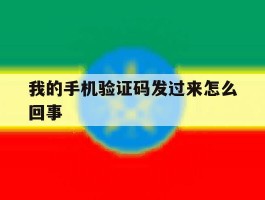 我的手机验证码发过来怎么回事