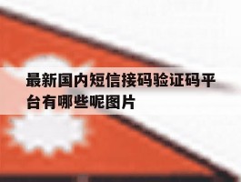 最新国内短信接码验证码平台有哪些呢图片