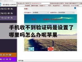 手机收不到验证码是设置了哪里吗怎么办呢苹果的简单介绍
