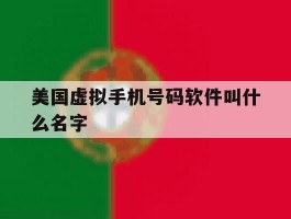 美国虚拟手机号码软件叫什么名字