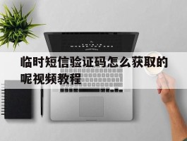 临时短信验证码怎么获取的呢视频教程