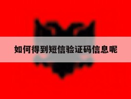 如何得到短信验证码信息呢