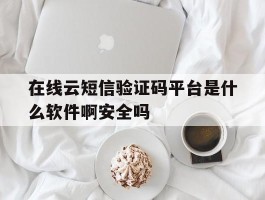 在线云短信验证码平台是什么软件啊安全吗的简单介绍