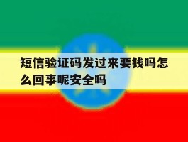 包含短信验证码发过来要钱吗怎么回事呢安全吗的词条