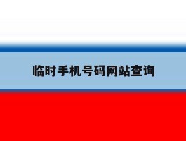 关于临时手机号码网站查询的信息