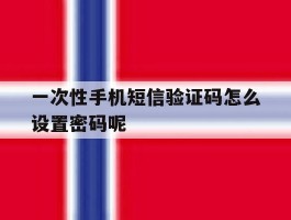 一次性手机短信验证码怎么设置密码呢