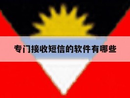 专门接收短信的软件有哪些